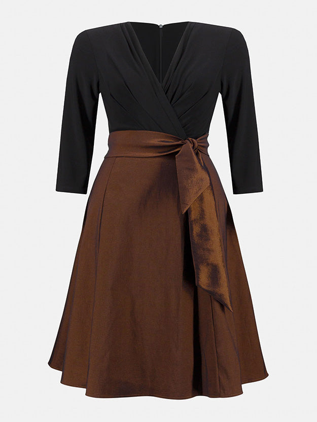 Sinoa Plus Size Fit & Flare Dress by Designer Joseph Ribkoff 233739