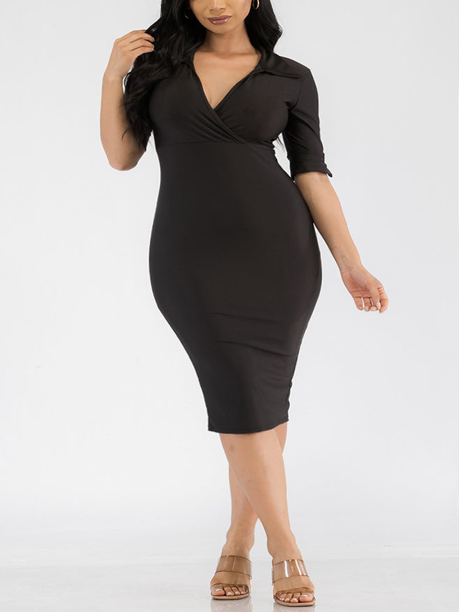Zoe Plus Size Bodycon Dress