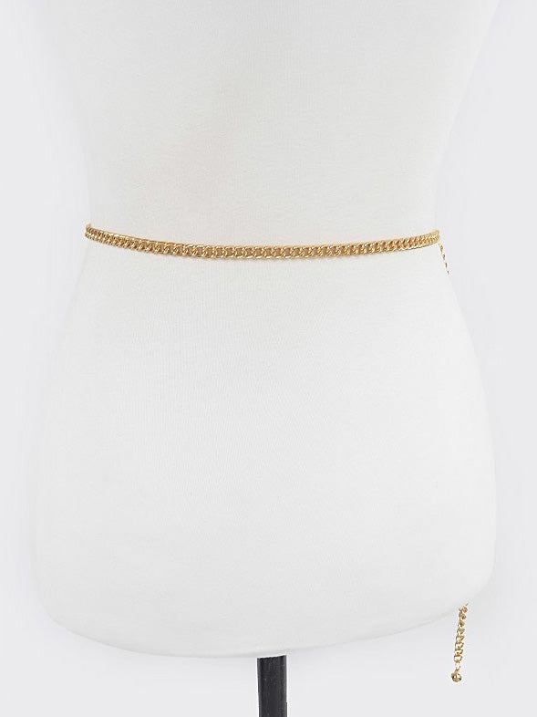 Plus Size Chain Belt Multi Layer with Charms
